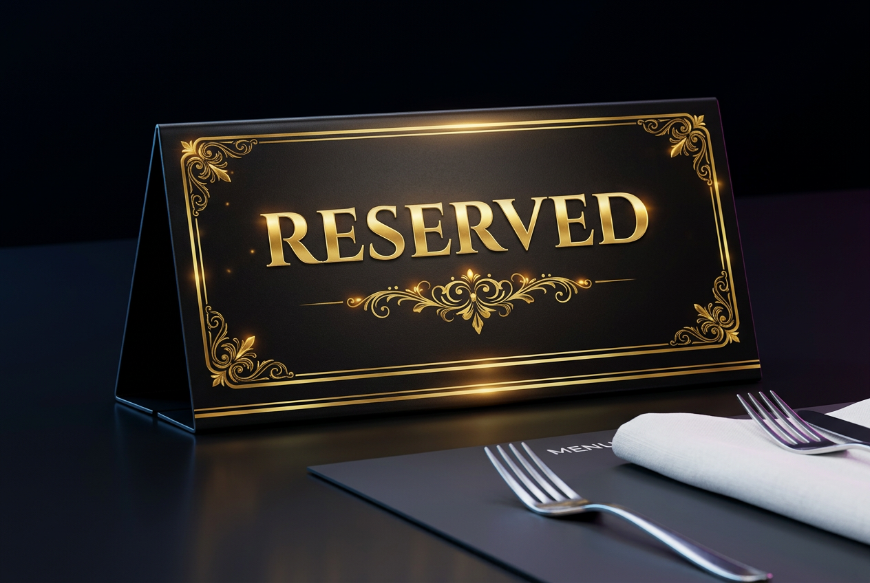 Reserved Tables